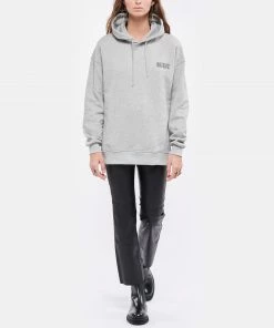 GANNI Sweatshirt Hoodie Software Isoli Coton Biologique Gris Paloma -Boutique MAJESTIC FILATURES unnamed file 2245