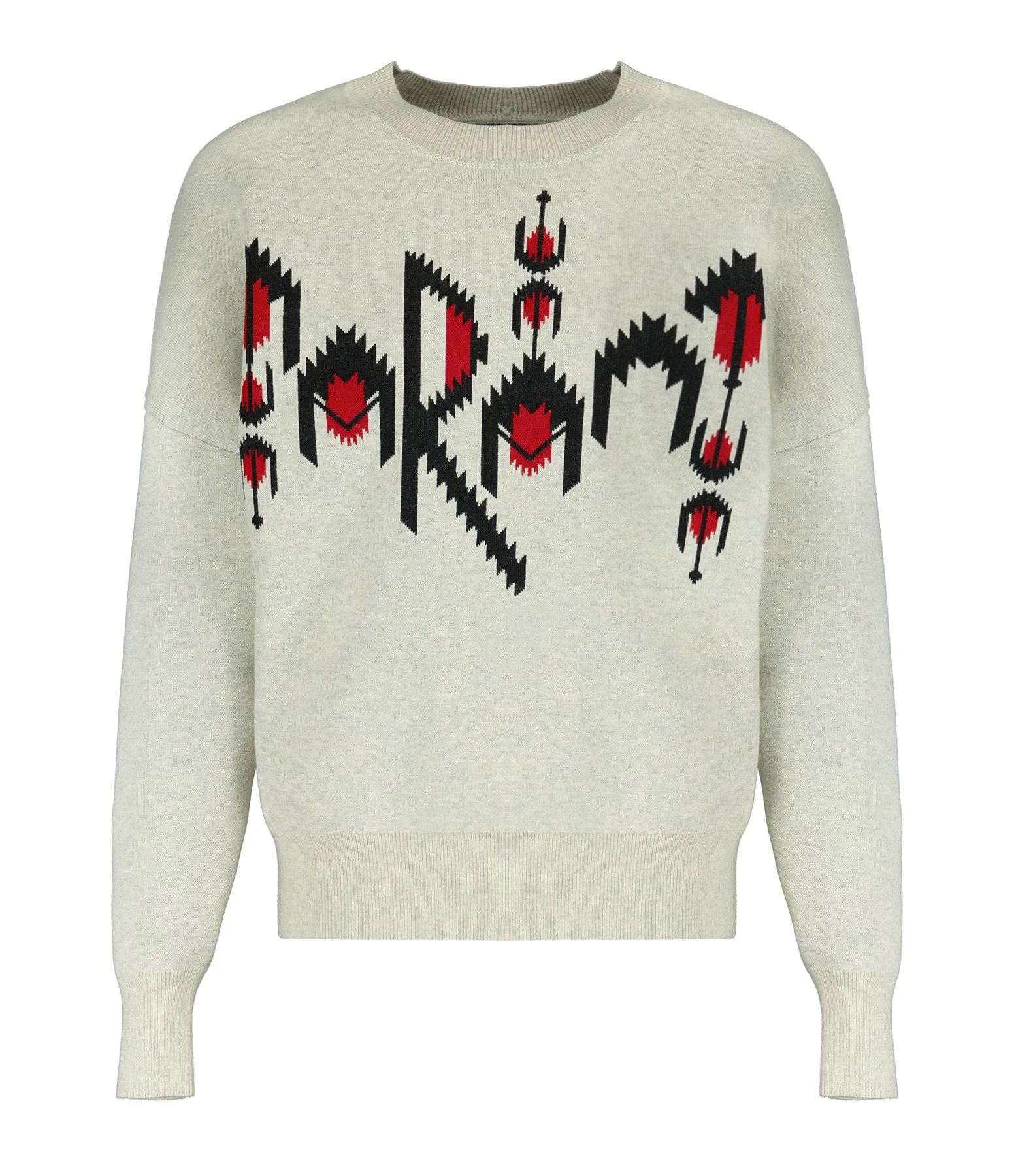 ISABEL MARANT ÉTOILE Pull Adison Coton Gris Clair 3 ISABEL MARANT ÉTOILE Pull Adison Coton Gris Clair