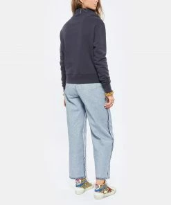 NILI LOTAN Sweatshirt Zippé Bentley Coton Navy -Boutique MAJESTIC FILATURES unnamed file 2280