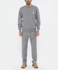 GOLDEN GOOSE Sweatshirt Homme Archibald Étoile Coton Gris -Boutique MAJESTIC FILATURES unnamed file 2318