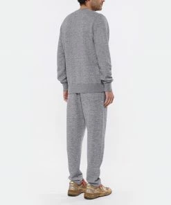 GOLDEN GOOSE Sweatshirt Homme Archibald Étoile Coton Gris -Boutique MAJESTIC FILATURES unnamed file 2319