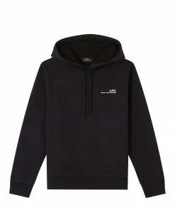A.P.C. Sweatshirt Hoodie Item Coton Noir