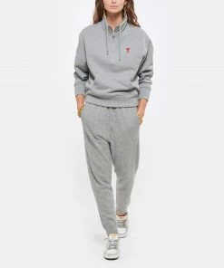 AMI PARIS Sweatshirt Zip Ami De Cœur Coton Biologique Gris 14 AMI PARIS Sweatshirt Zip Ami De Cœur Coton Biologique Gris -Boutique MAJESTIC FILATURES unnamed file 2335