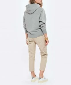 AMI PARIS Hoodie Ami De Cœur Coton Biologique Gris -Boutique MAJESTIC FILATURES unnamed file 2340