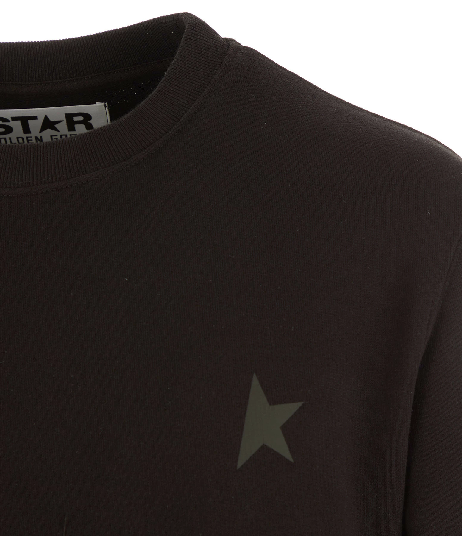 GOLDEN GOOSE Sweatshirt Athena Coton Noir 4 GOLDEN GOOSE Sweatshirt Athena Coton Noir – Image 2