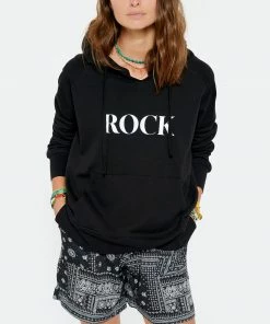 JEANNE VOULAND Sweatshirt Hoodie Edson Coton Noir -Boutique MAJESTIC FILATURES unnamed file 2353