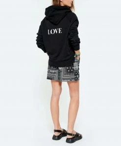 JEANNE VOULAND Sweatshirt Hoodie Edson Coton Noir -Boutique MAJESTIC FILATURES unnamed file 2356