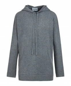 KUJTEN Sweatshirt Reena Oversize Cachemire Gris Flanelle