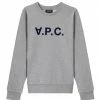 A.P.C. Sweatshirt Viva Coton Gris Chiné -Boutique MAJESTIC FILATURES unnamed file 2372