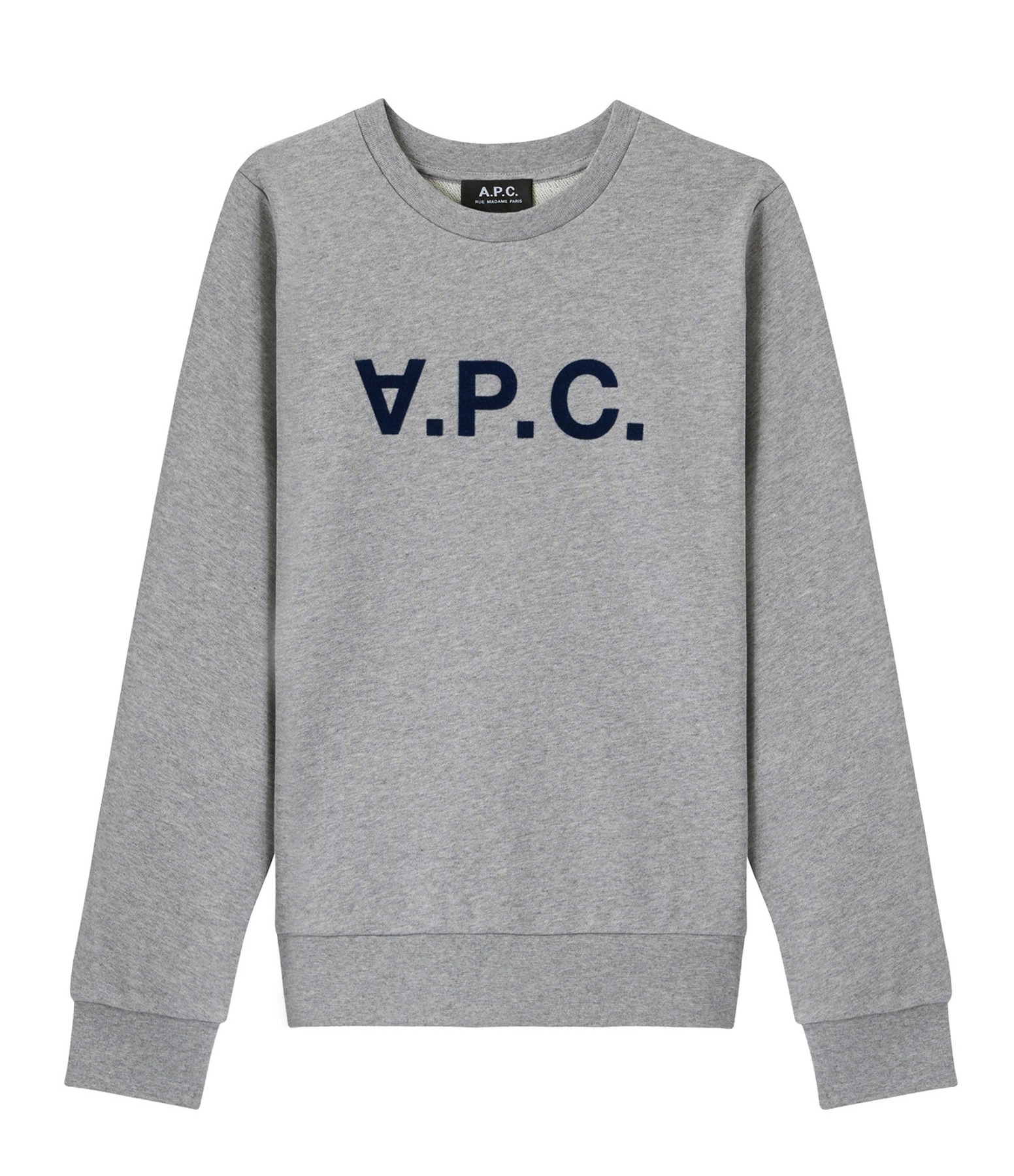 A.P.C. Sweatshirt Viva Coton Gris Chiné 3 A.P.C. Sweatshirt Viva Coton Gris Chiné