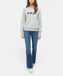 A.P.C. Sweatshirt Viva Coton Gris Chiné 8 A.P.C. Sweatshirt Viva Coton Gris Chiné -Boutique MAJESTIC FILATURES unnamed file 2374
