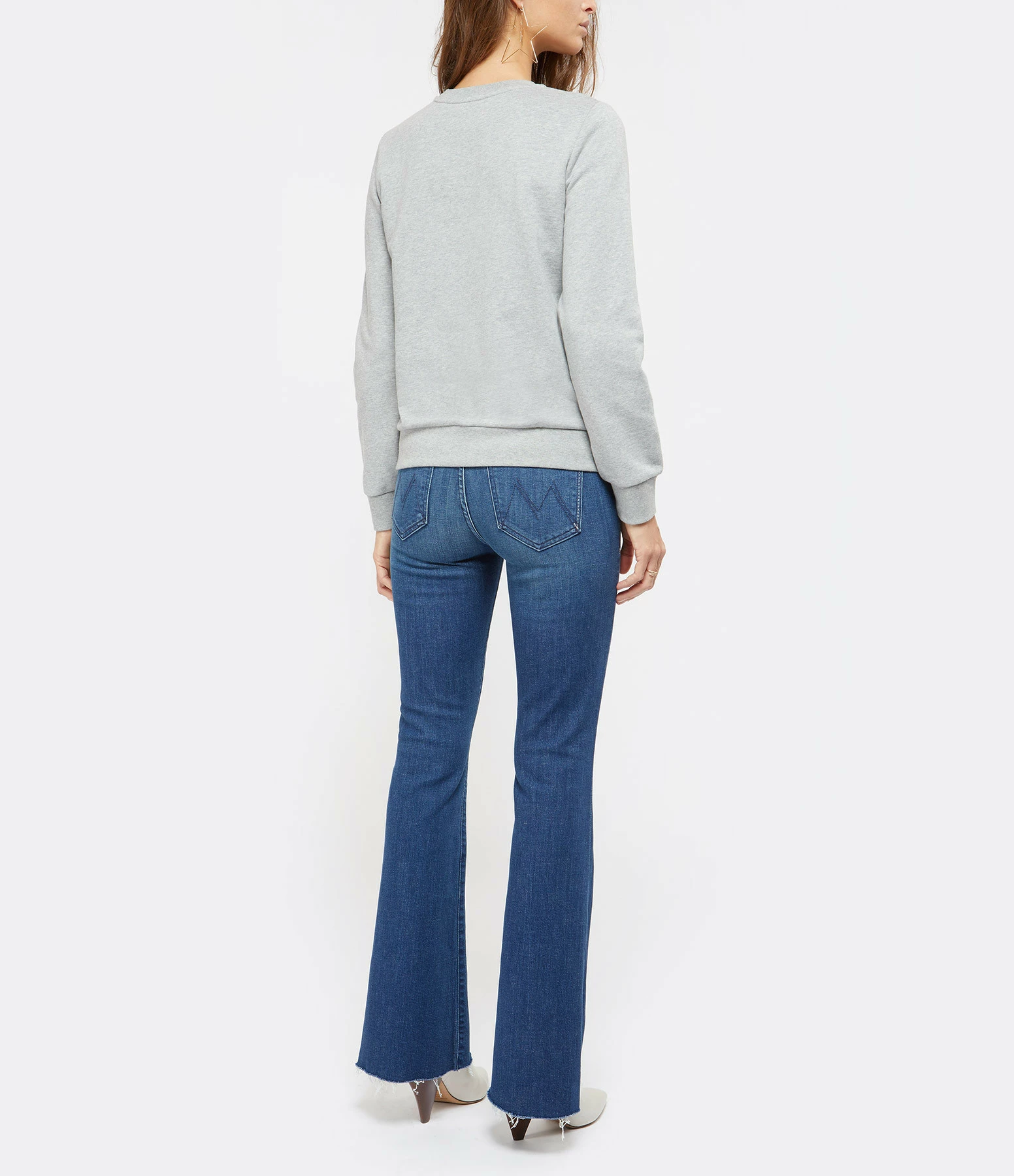 A.P.C. Sweatshirt Viva Coton Gris Chiné 6 A.P.C. Sweatshirt Viva Coton Gris Chiné – Image 4