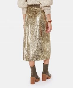 FORTE_FORTE Jupe Encanto Lurex Doré Sol -Boutique MAJESTIC FILATURES unnamed file 2385
