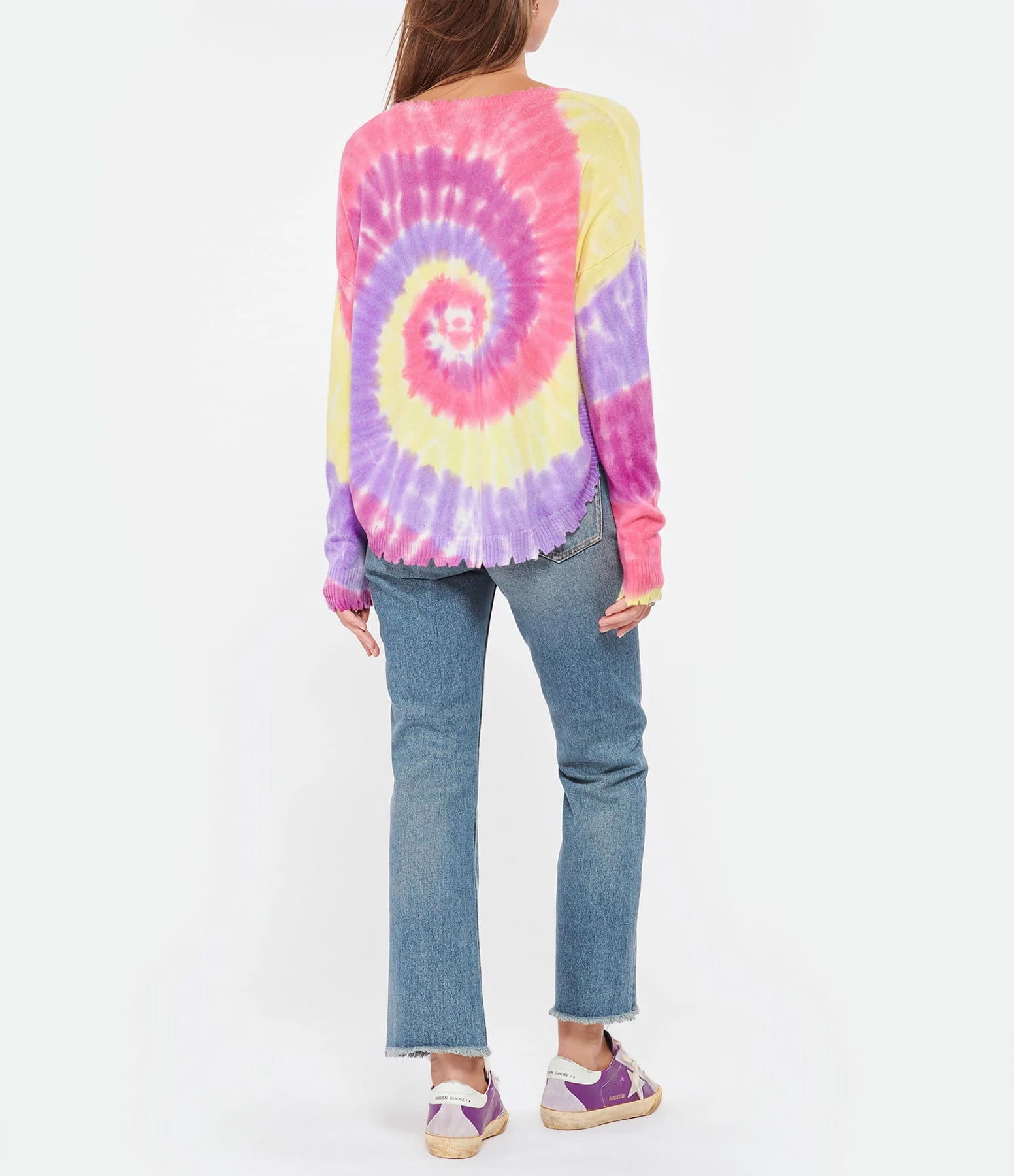 KUJTEN Pull Mela Sunny Col Rond Cachemire Violet 7 KUJTEN Pull Mela Sunny Col Rond Cachemire Violet – Image 5