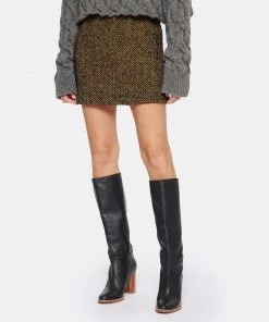 VANESSA BRUNO Jupe Tolmia Laine Noir Caramel 10 VANESSA BRUNO Jupe Tolmia Laine Noir Caramel -Boutique MAJESTIC FILATURES unnamed file 2430