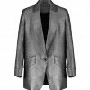 JEANNE VOULAND Veste Blazer Haivy Lin Lurex Noir Argenté -Boutique MAJESTIC FILATURES unnamed file 2449