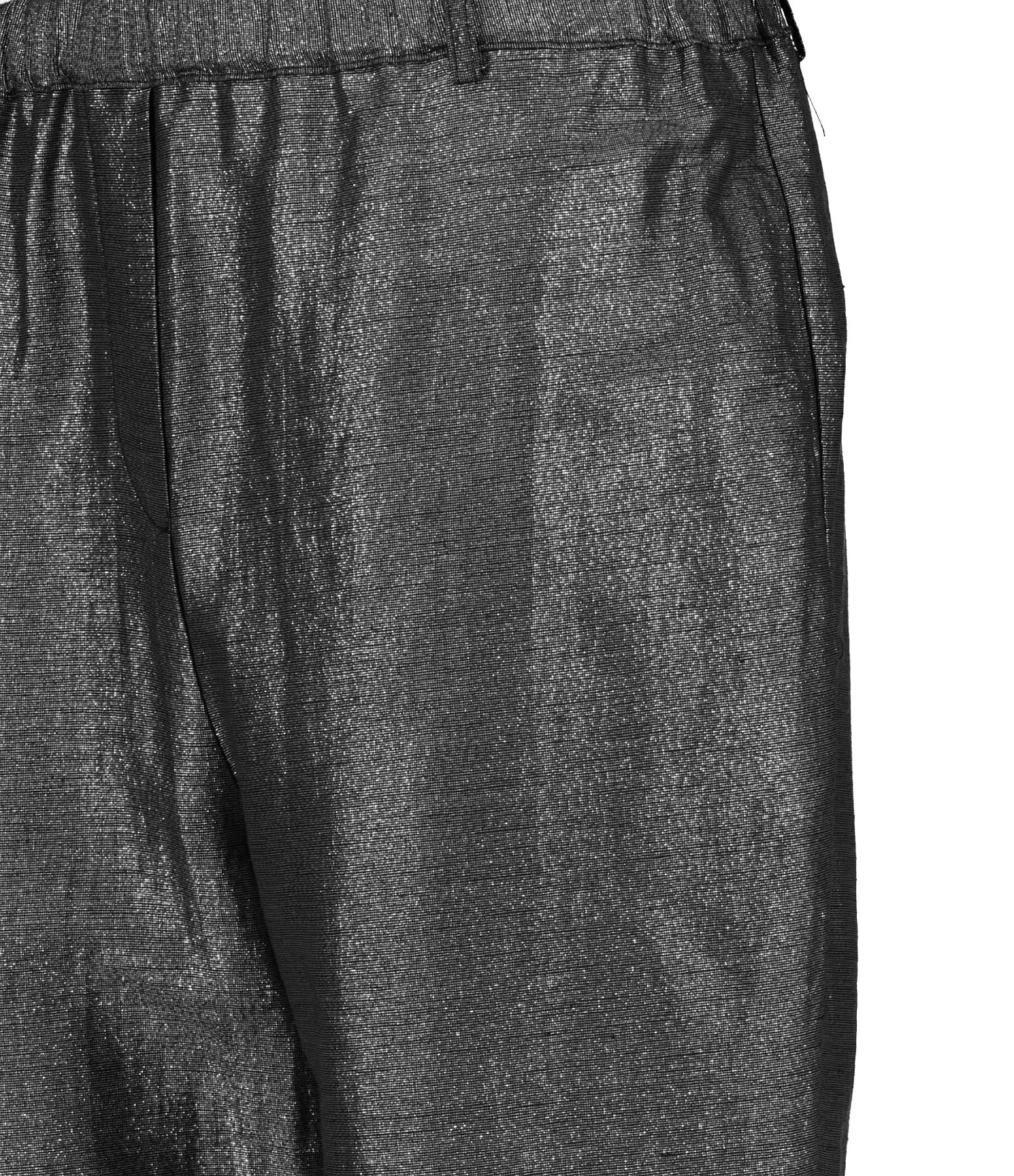 JEANNE VOULAND Pantalon Hana Lin Lurex Noir 4 JEANNE VOULAND Pantalon Hana Lin Lurex Noir – Image 2