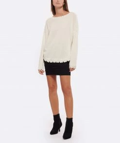 KUJTEN Pull Mela Col Rond Cachemire Blanc -Boutique MAJESTIC FILATURES unnamed file 246