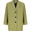 GANNI Veste Blazer Slub Check Kaki -Boutique MAJESTIC FILATURES unnamed file 2463