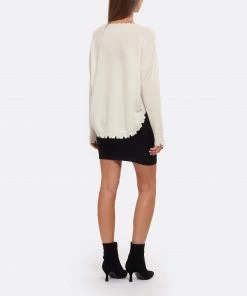 KUJTEN Pull Mela Col Rond Cachemire Blanc -Boutique MAJESTIC FILATURES unnamed file 247