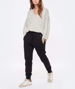 JEANNE VOULAND Jogging Giaco Molleton Noir -Boutique MAJESTIC FILATURES unnamed file 2476