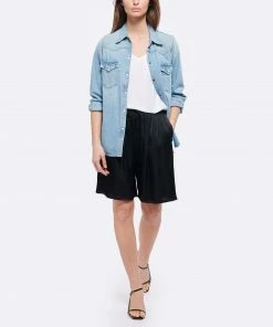 JEANNE VOULAND Bermuda Hero Satin Noir -Boutique MAJESTIC FILATURES unnamed file 2495