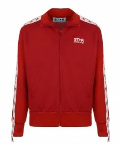 GOLDEN GOOSE Veste Homme Denis Étoile Rouge