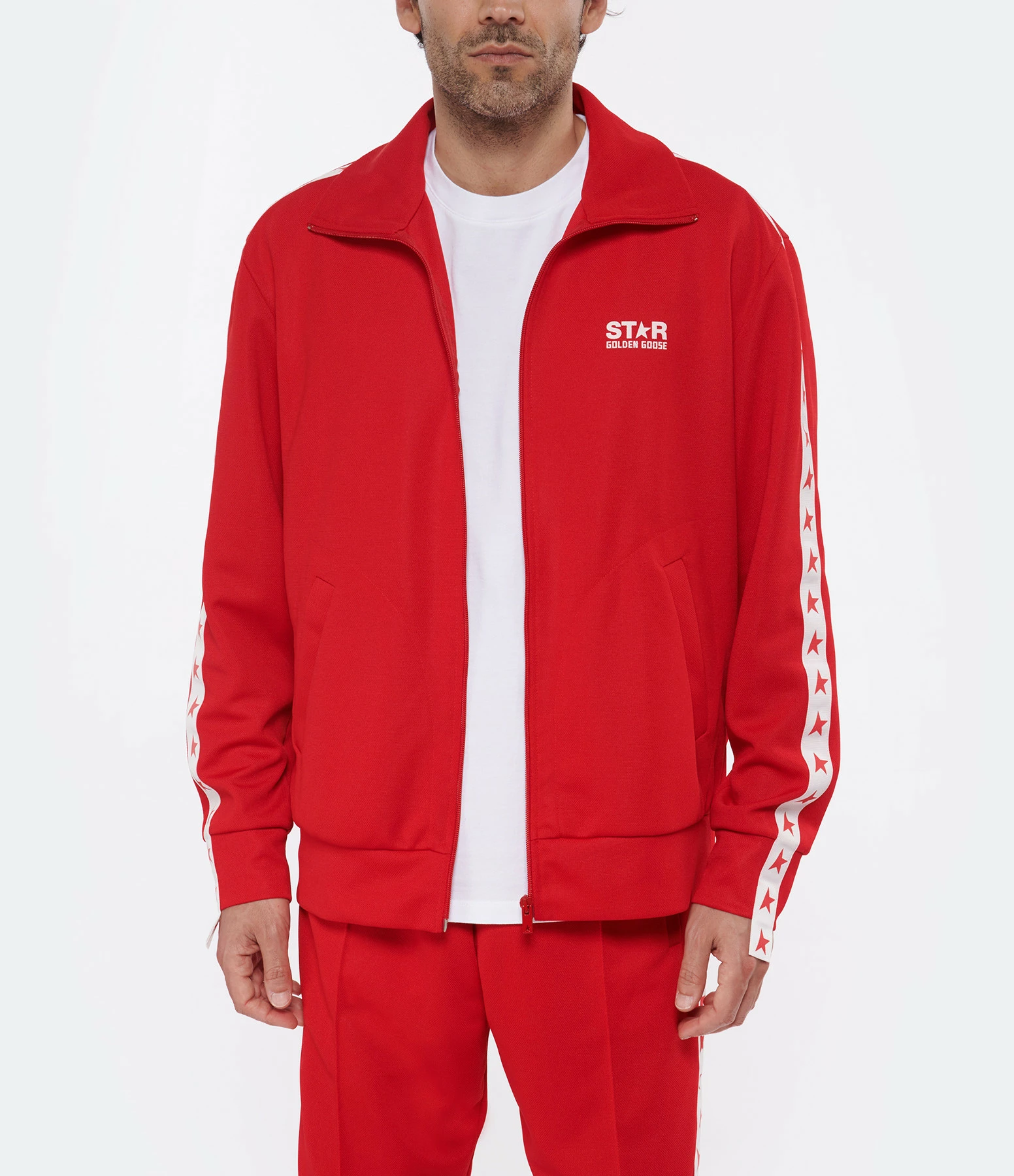 GOLDEN GOOSE Veste Homme Denis Étoile Rouge 6 GOLDEN GOOSE Veste Homme Denis Étoile Rouge – Image 4