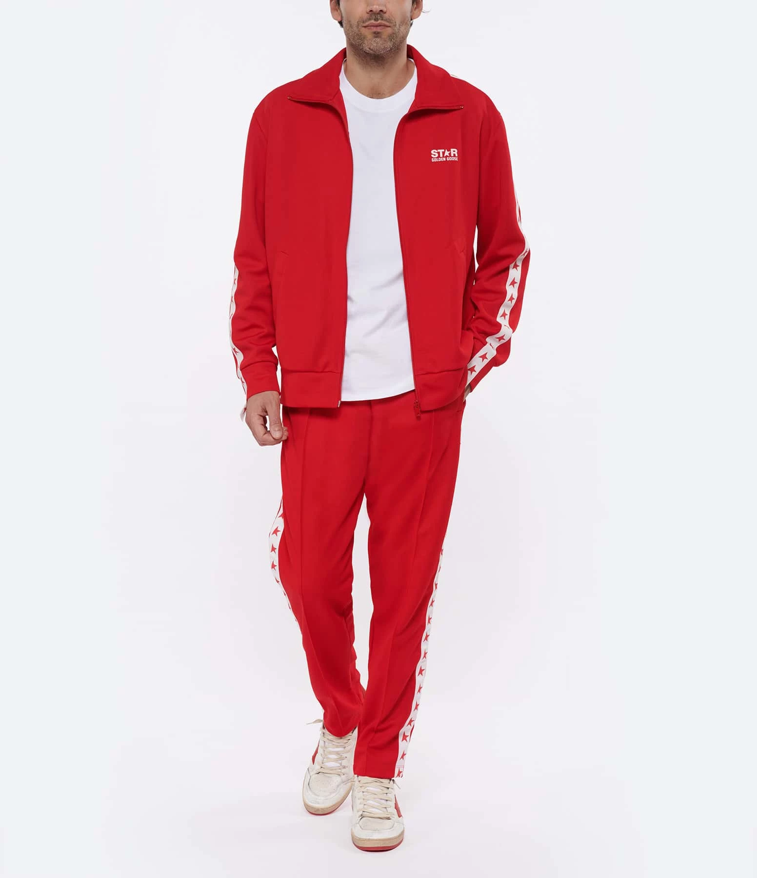 GOLDEN GOOSE Veste Homme Denis Étoile Rouge 7 GOLDEN GOOSE Veste Homme Denis Étoile Rouge – Image 5