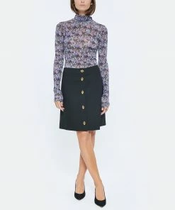 GANNI Jupe Summer Noir -Boutique MAJESTIC FILATURES unnamed file 2516