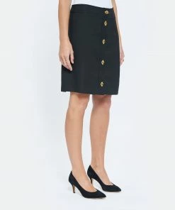 GANNI Jupe Summer Noir -Boutique MAJESTIC FILATURES unnamed file 2517