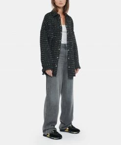 IRO Surchemise Amice Noir Blanc -Boutique MAJESTIC FILATURES unnamed file 2522