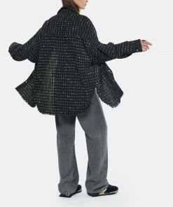 IRO Surchemise Amice Noir Blanc -Boutique MAJESTIC FILATURES unnamed file 2523