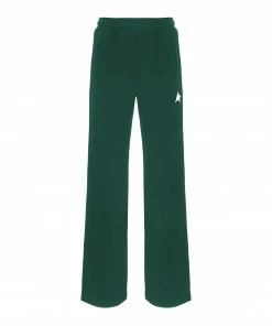 GOLDEN GOOSE Jogging Dorotea Small Star Vert Blanc