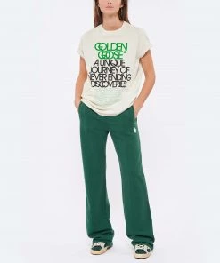 GOLDEN GOOSE Jogging Dorotea Small Star Vert Blanc -Boutique MAJESTIC FILATURES unnamed file 2542