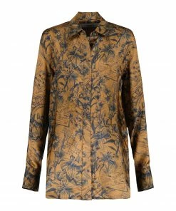 GOLDEN GOOSE Chemise Journey Marron Bleu