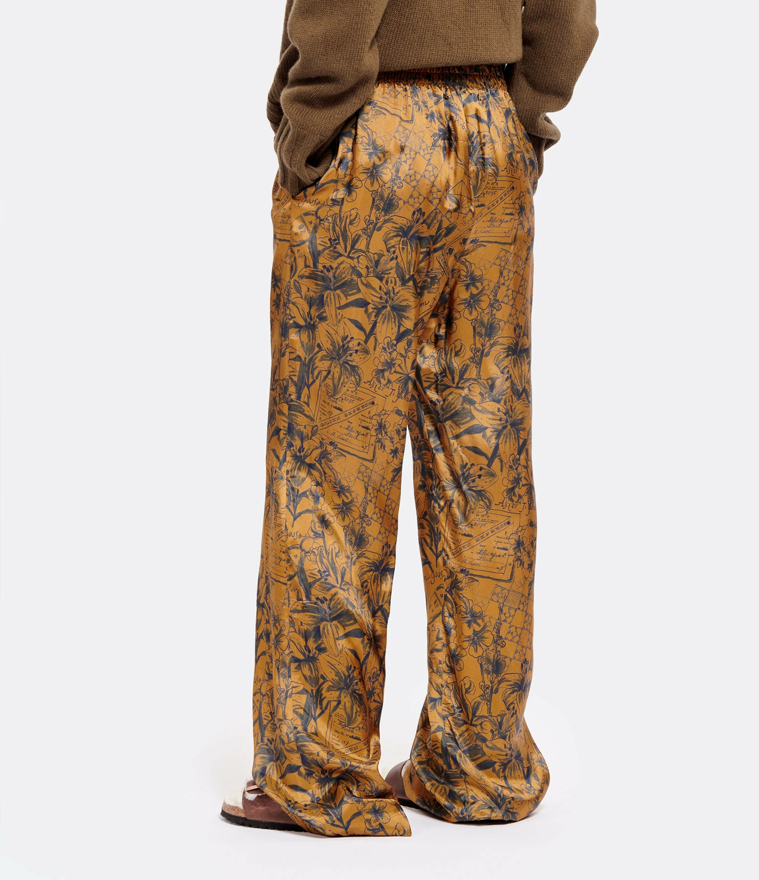 GOLDEN GOOSE Pantalon Journey Marron Bleu 8 GOLDEN GOOSE Pantalon Journey Marron Bleu – Image 6