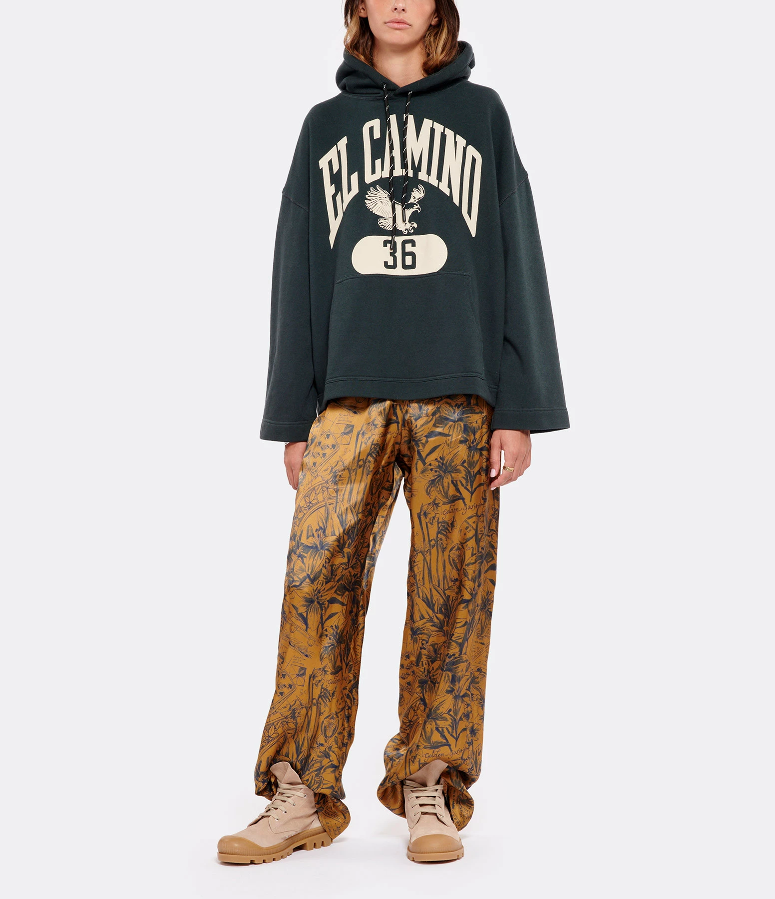 GOLDEN GOOSE Pantalon Journey Marron Bleu 9 GOLDEN GOOSE Pantalon Journey Marron Bleu – Image 7