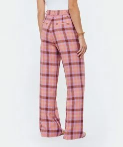 FORTE_FORTE Pantalon Tartan Laine Vierge Rose Wow 11 FORTE_FORTE Pantalon Tartan Laine Vierge Rose Wow -Boutique MAJESTIC FILATURES unnamed file 2585