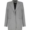 OUD Veste Blazer Sonia Laine Rayures Gris -Boutique MAJESTIC FILATURES unnamed file 2599