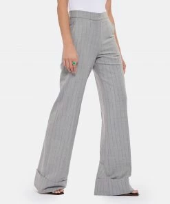 OUD Pantalon Costume Laine Rayures Gris -Boutique MAJESTIC FILATURES unnamed file 2607