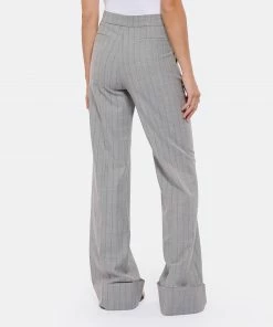 OUD Pantalon Costume Laine Rayures Gris -Boutique MAJESTIC FILATURES unnamed file 2608