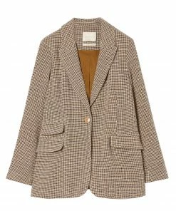 MOMONI Veste Taileur Armillaria Laine Coton Beige