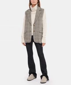 CHARLIE JOE Veste Jerry Laine Prince De Galles 10 CHARLIE JOE Veste Jerry Laine Prince De Galles -Boutique MAJESTIC FILATURES unnamed file 2642