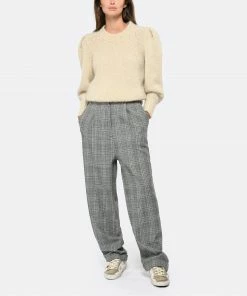 CHARLIE JOE Pantalon Marco Laine Prince De Galles -Boutique MAJESTIC FILATURES unnamed file 2646