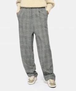 CHARLIE JOE Pantalon Marco Laine Prince De Galles -Boutique MAJESTIC FILATURES unnamed file 2647