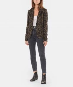 MAJESTIC FILATURES Veste Coton Léopard Camel -Boutique MAJESTIC FILATURES unnamed file 2658