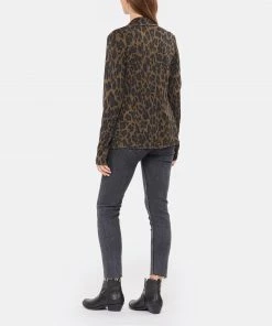 MAJESTIC FILATURES Veste Coton Léopard Camel -Boutique MAJESTIC FILATURES unnamed file 2659