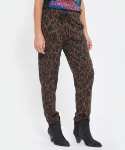 MAJESTIC FILATURES Pantalon Coton Léopard Camel -Boutique MAJESTIC FILATURES unnamed file 2663