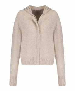 MAJESTIC FILATURES Veste Laine Cachemire Ficelle